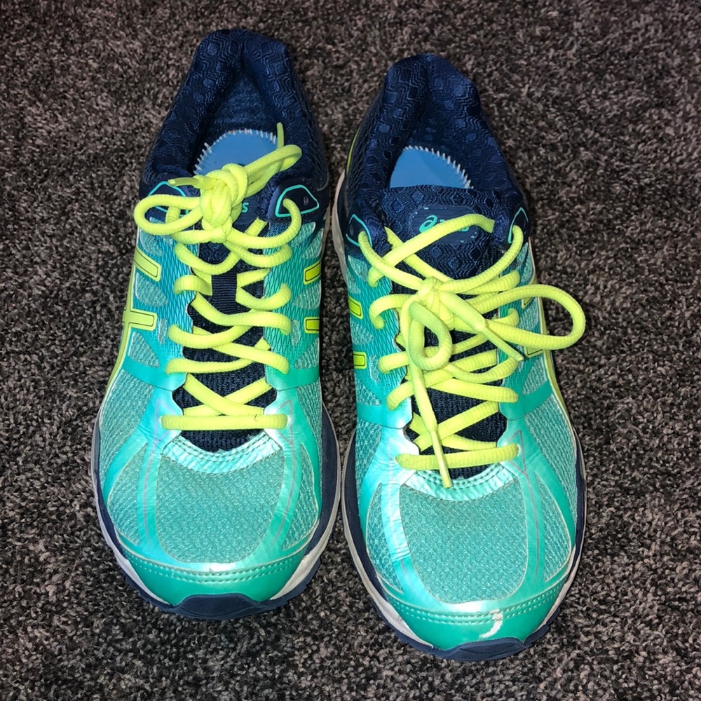 ASICS bright sneakers, barely worn